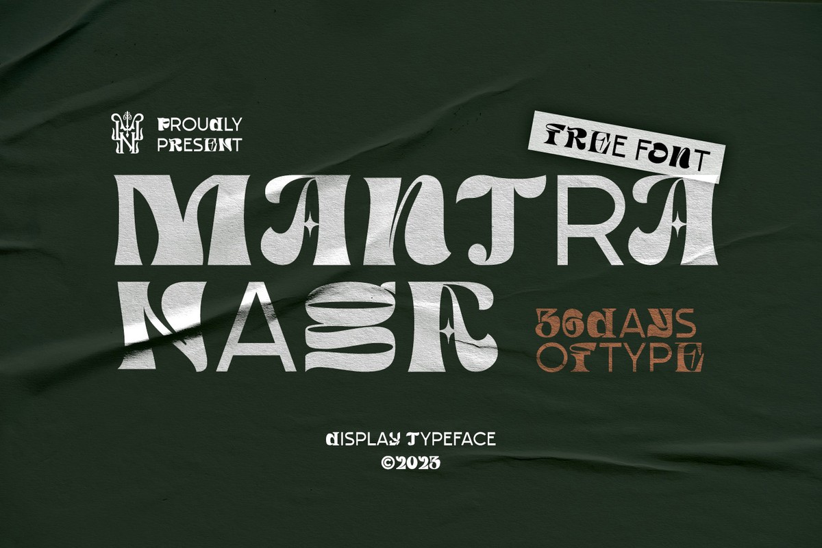 Mantranaga Font preview