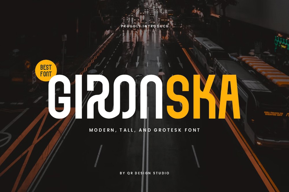 Gironska Regular Font preview