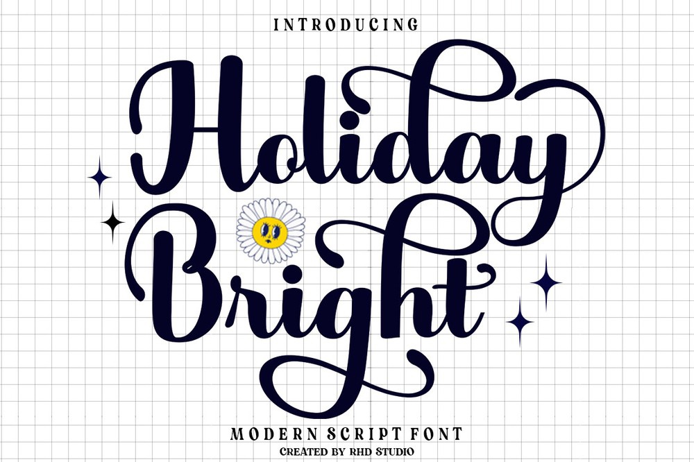 Holiday Bright Font preview