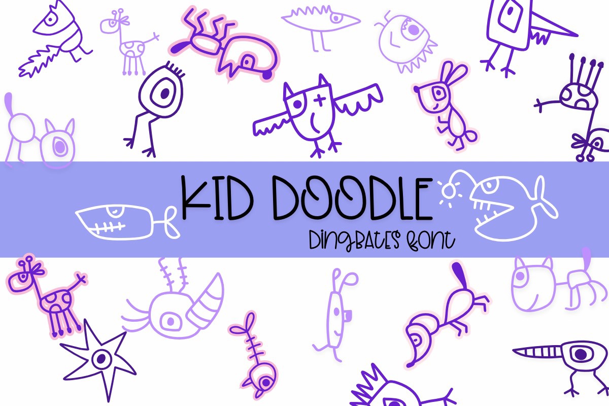 Kid Doodle Regular Font preview