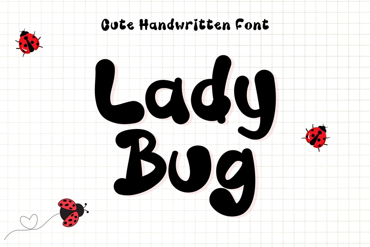 Ladybug Font preview