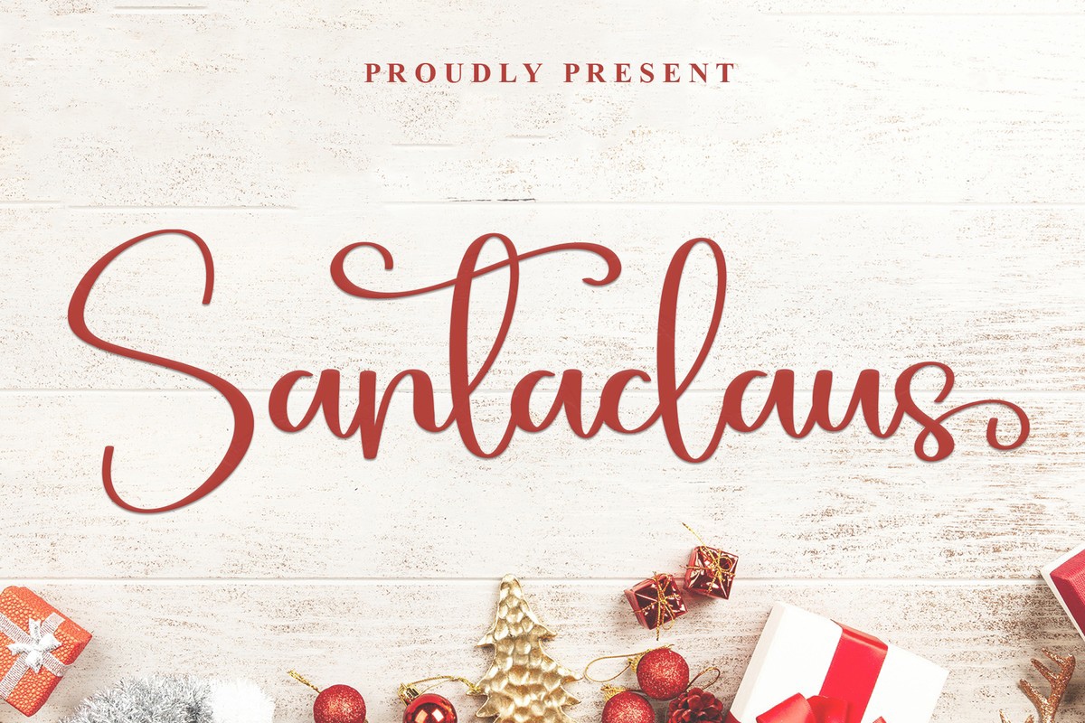 Santaclaus Font preview