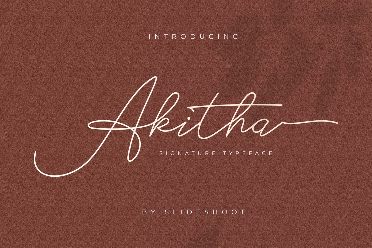 Akitha Regular Font preview