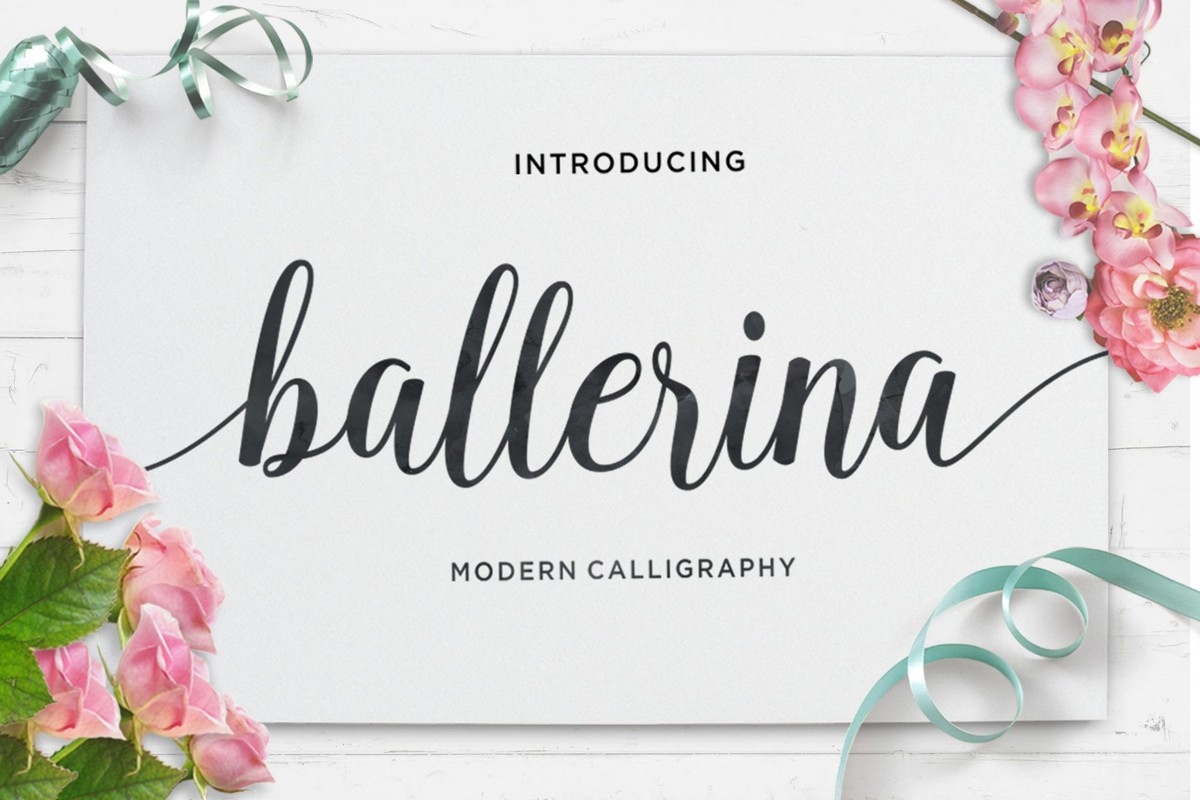 Ballerina Script Font preview