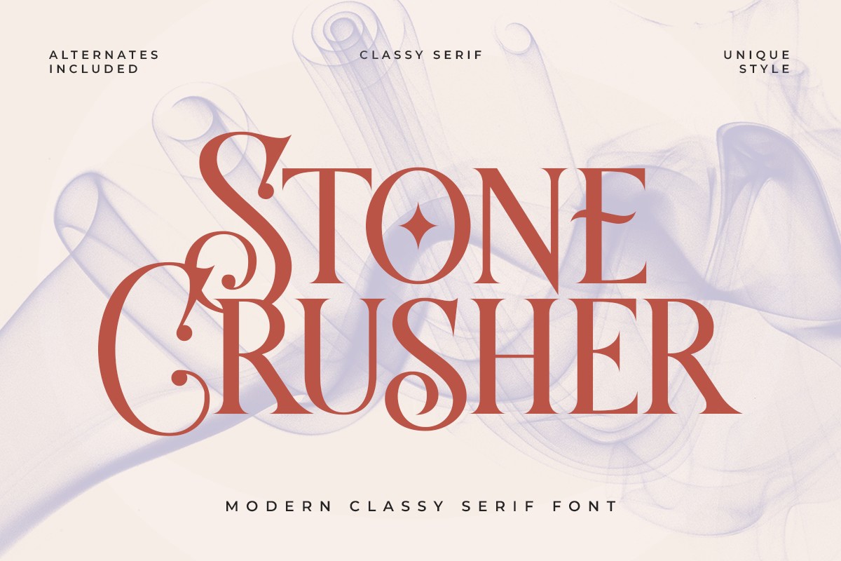 Stone Crusher Regular Font preview