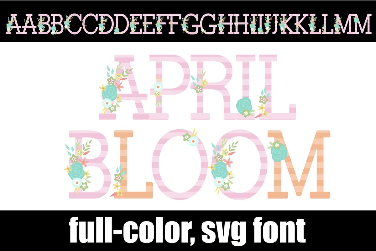 April Bloom Font preview