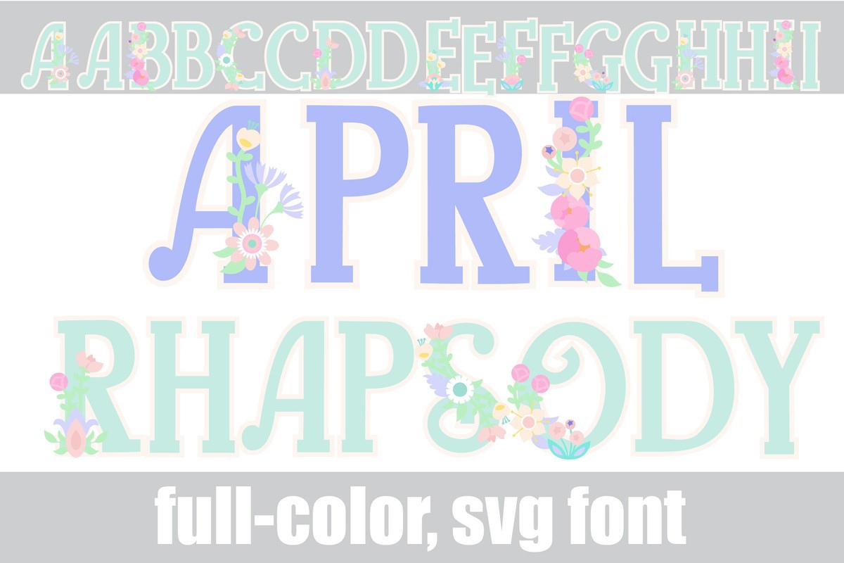 April Rhapsody CF Font preview