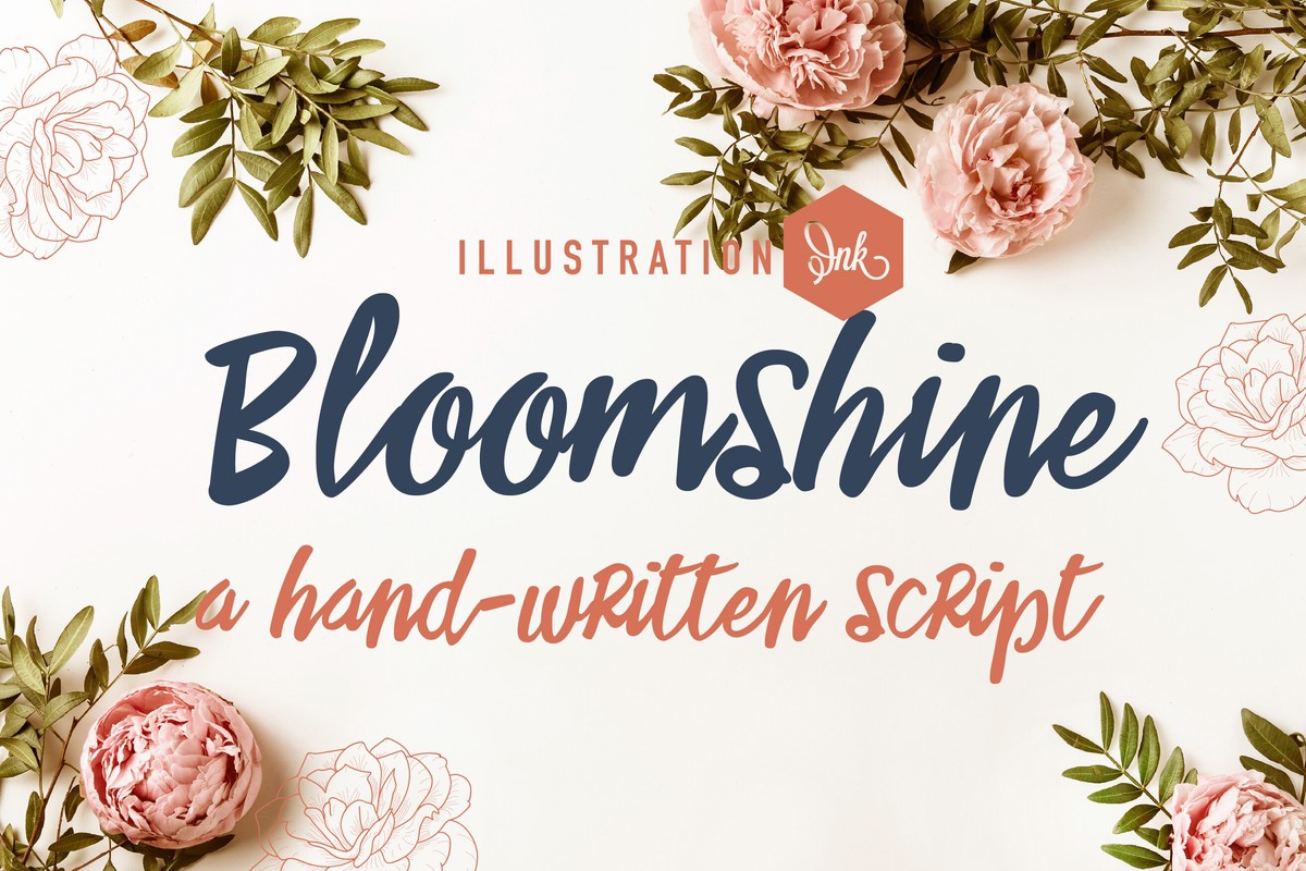 LD Bloomshine Regular Font preview