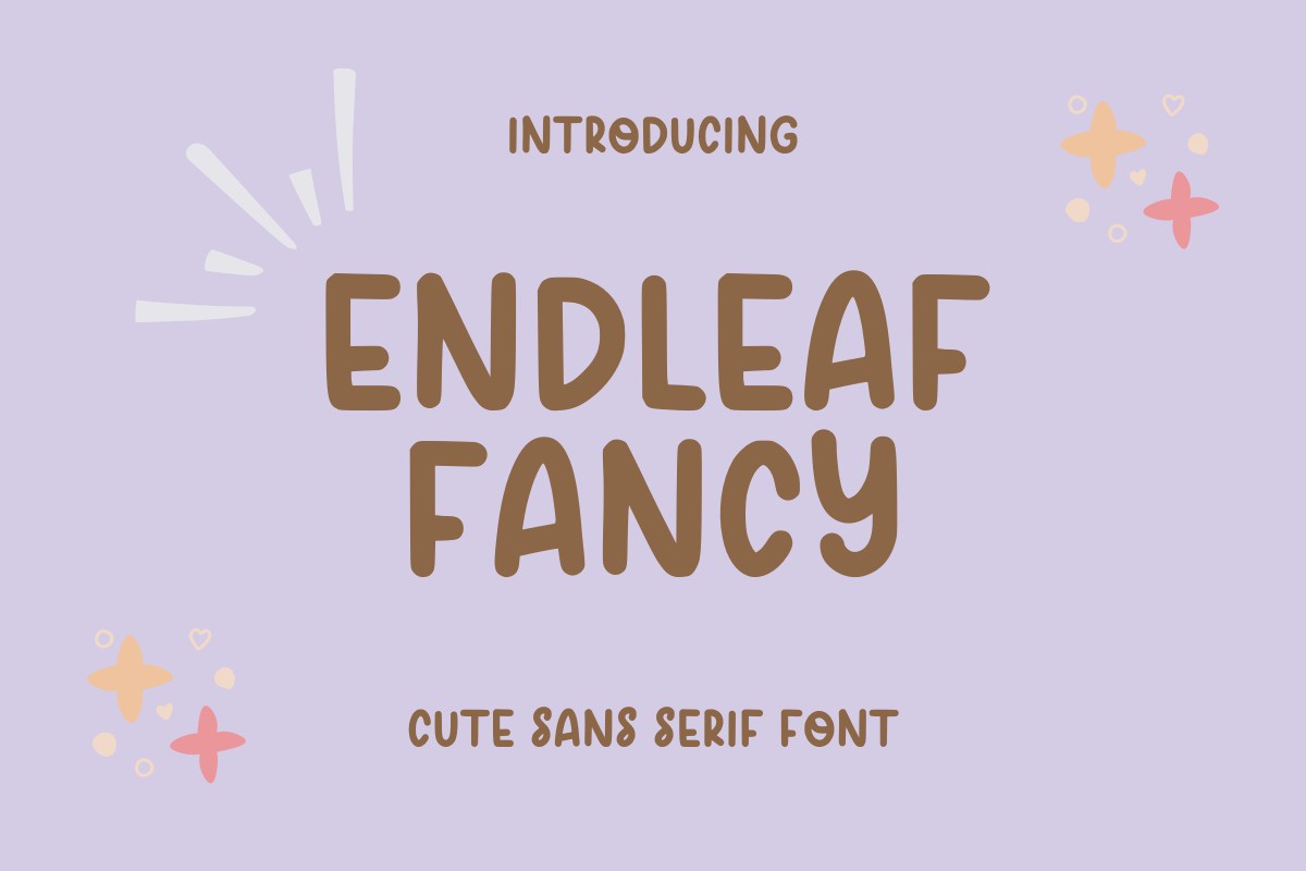 Endleaf Fancy Font preview