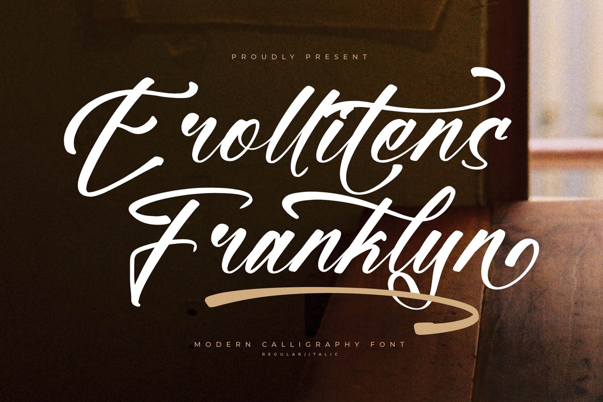 Erollitens Franklyn Regular Font preview