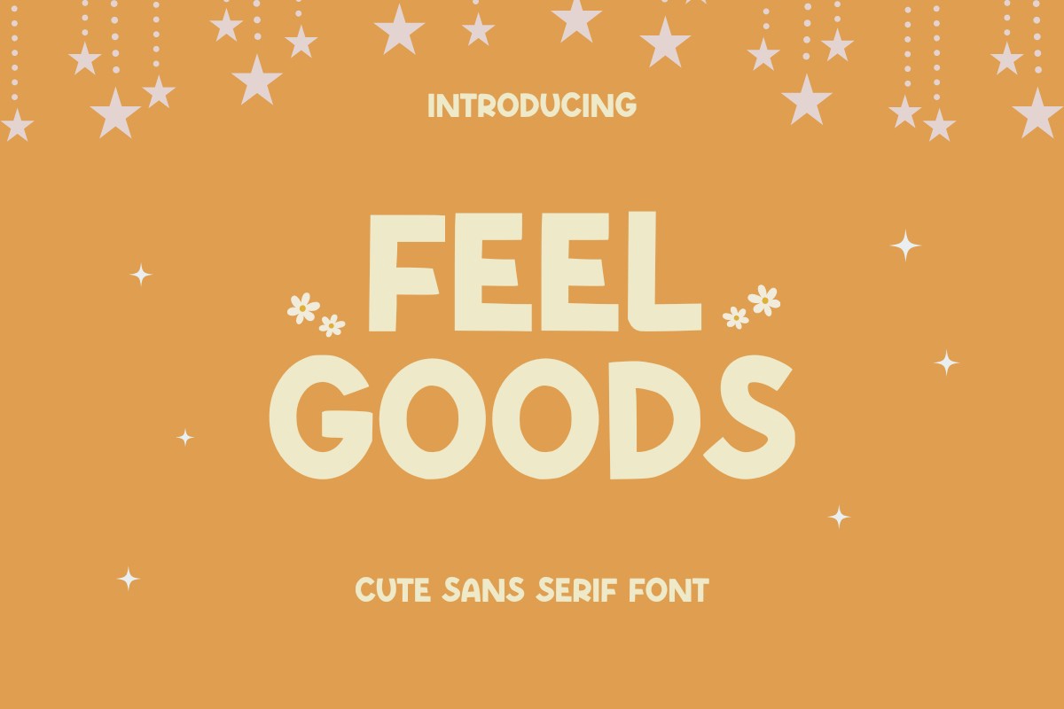 Feel Goods Regular Font preview