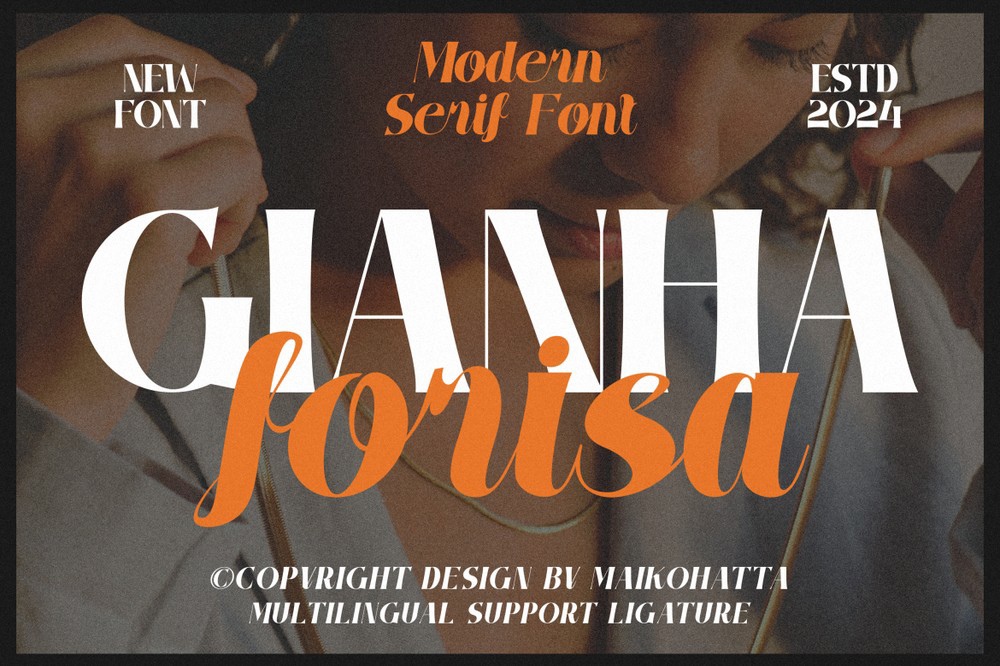 Gianha Forisa Font preview