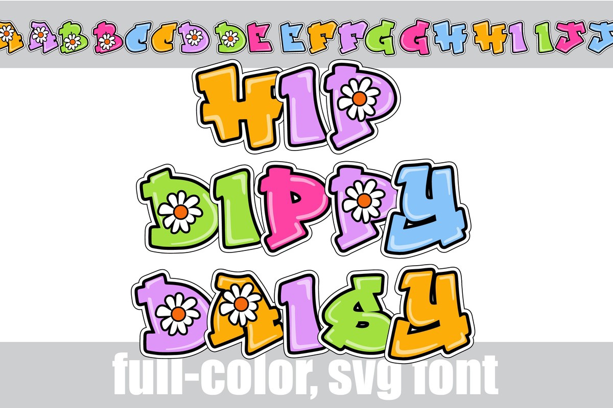 Hip Dippy Daisy CF Regular Font preview