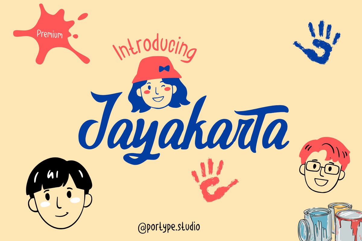 Jayakarta Regular Font preview