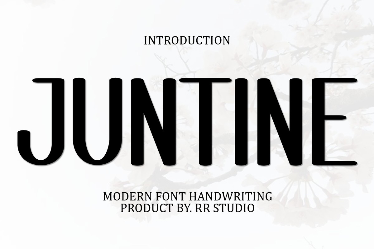 Juntine Font preview