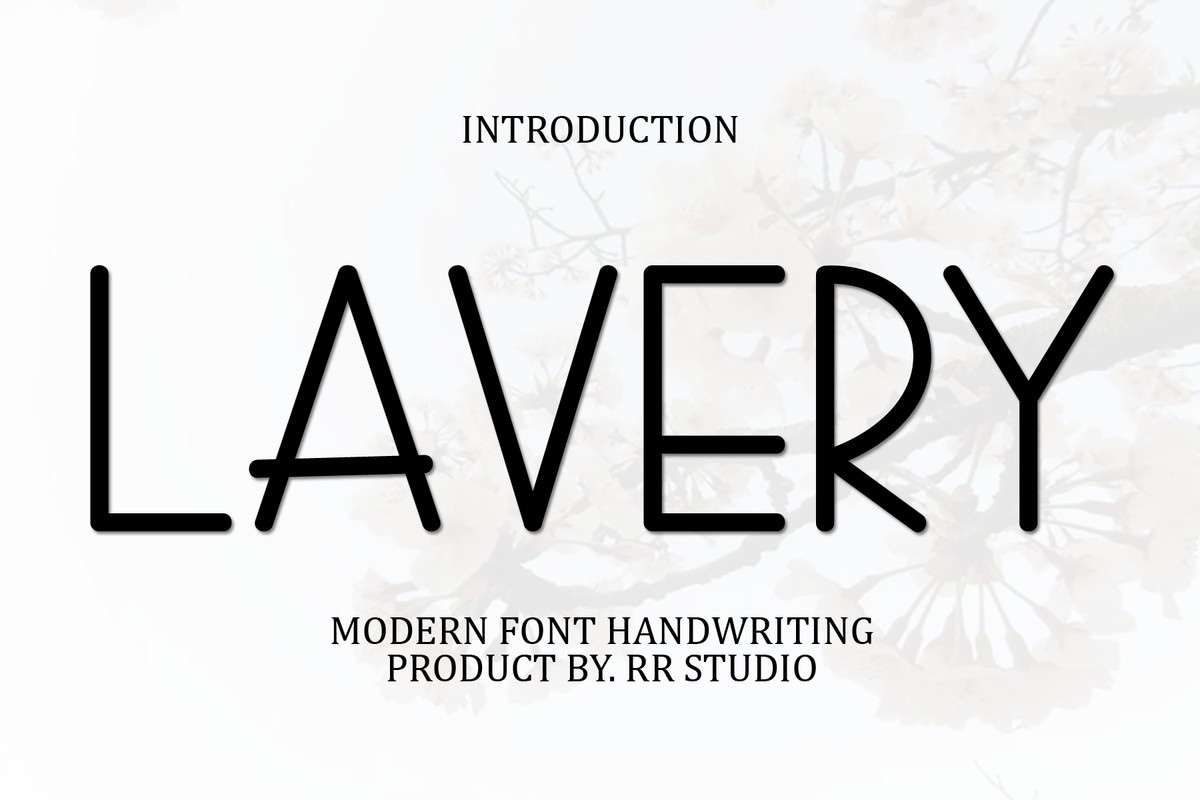 Lavery Font preview