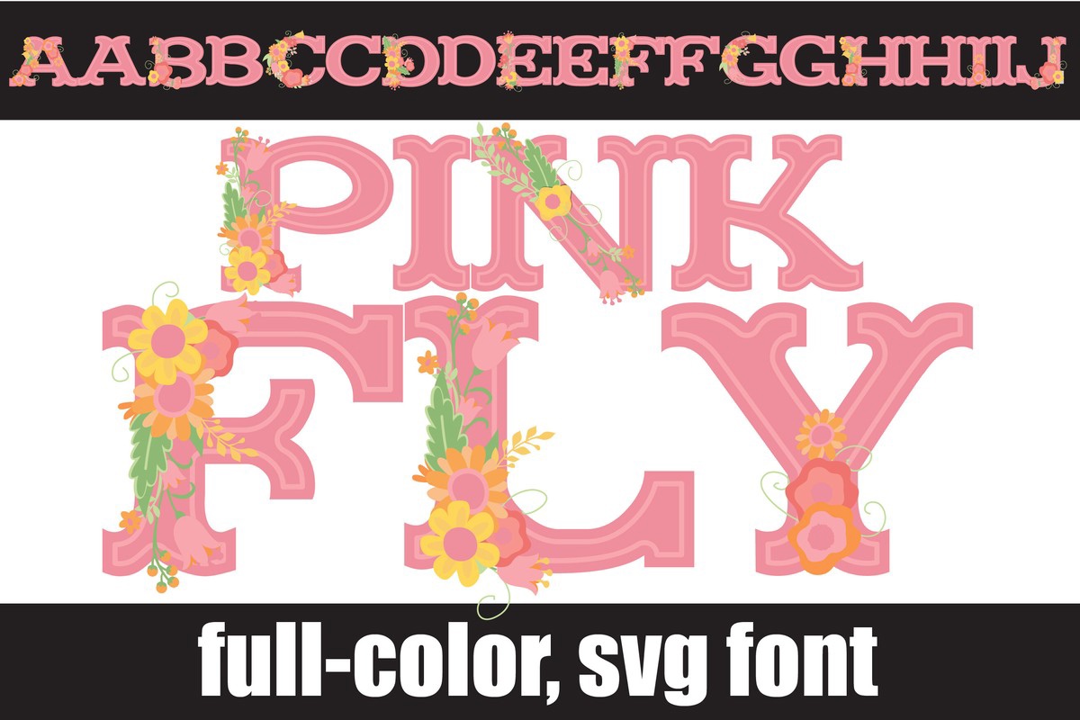 Pinkfly CF Font preview