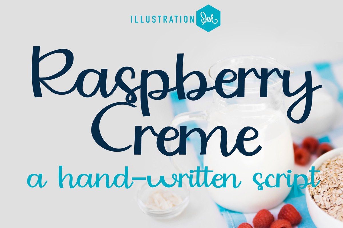 PN Raspberry Creme Font preview