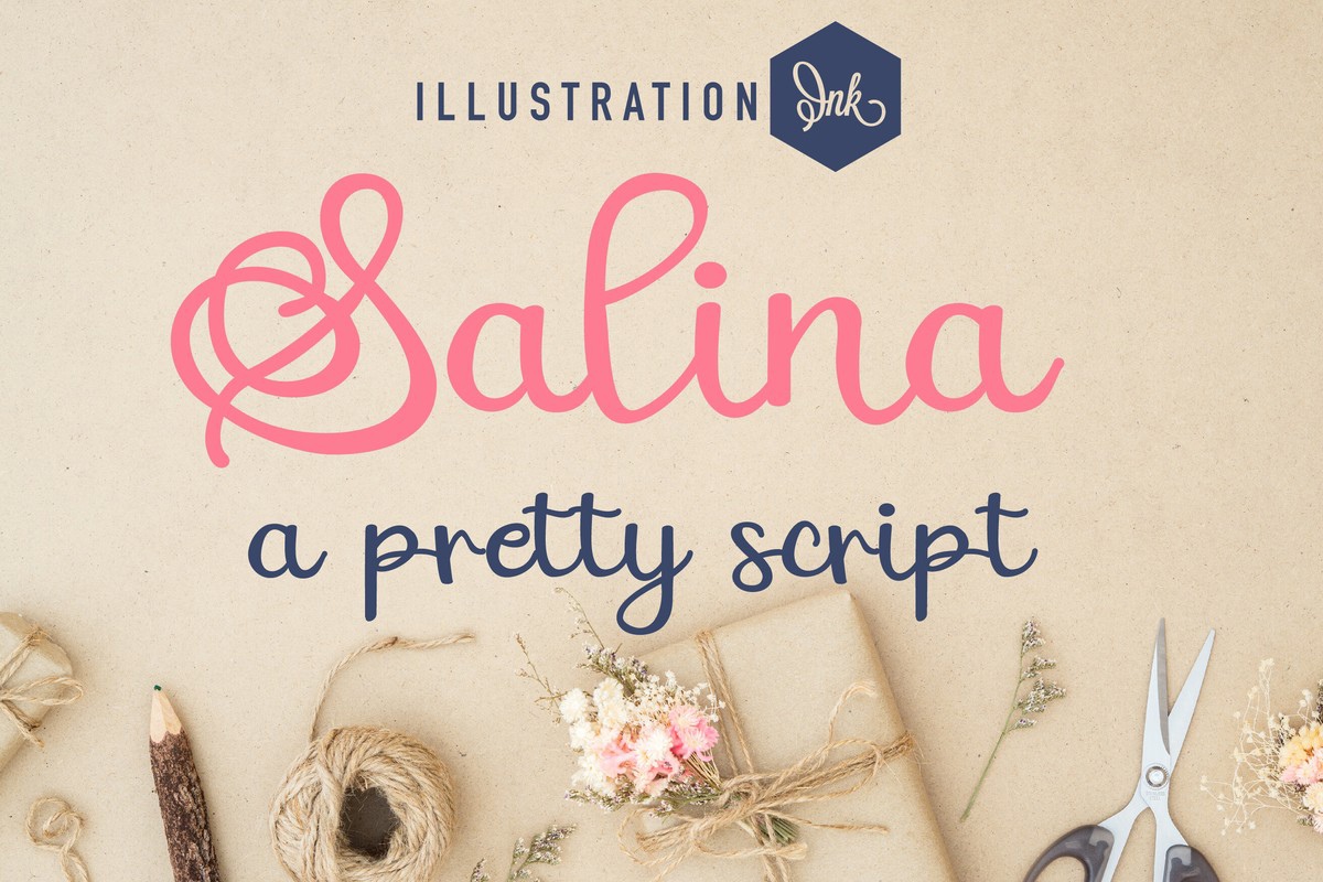 PN Salina Bold Font preview