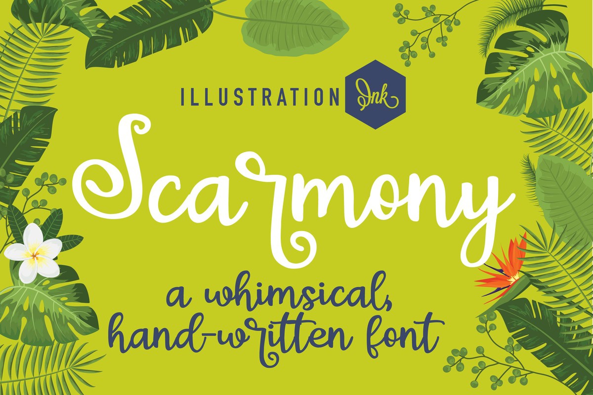 PN Scarmony Font preview