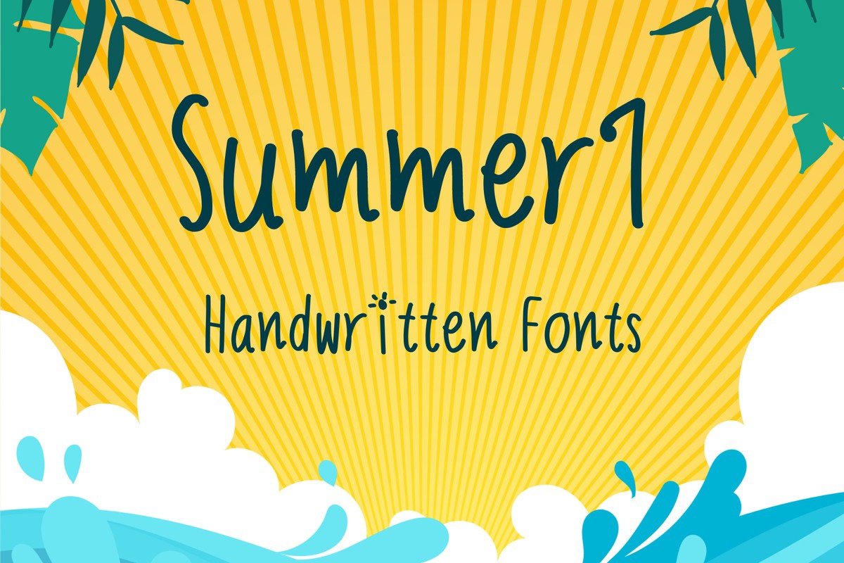 Summer1 Regular Font preview