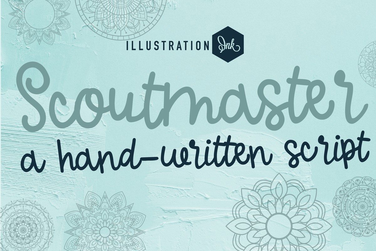 PN Scoutmaster Regular Font preview