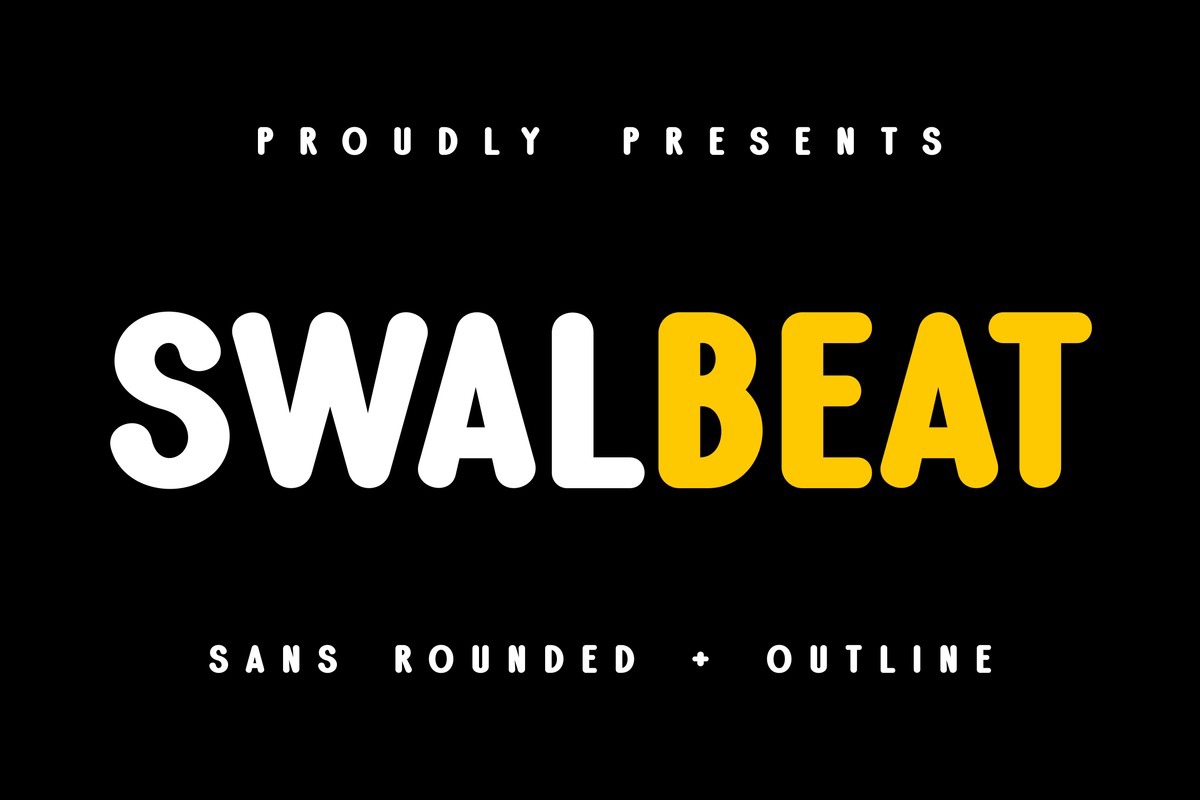 Swalbeat Font preview