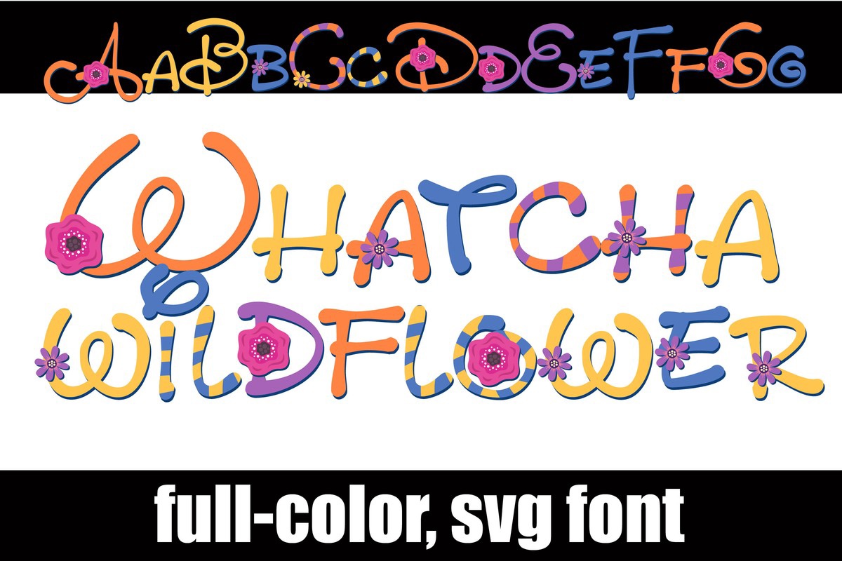 Whatcha Wildflower CF Font preview