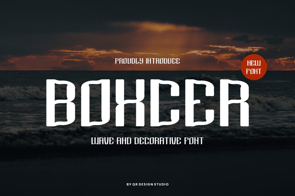 Boxcer Regular Font preview