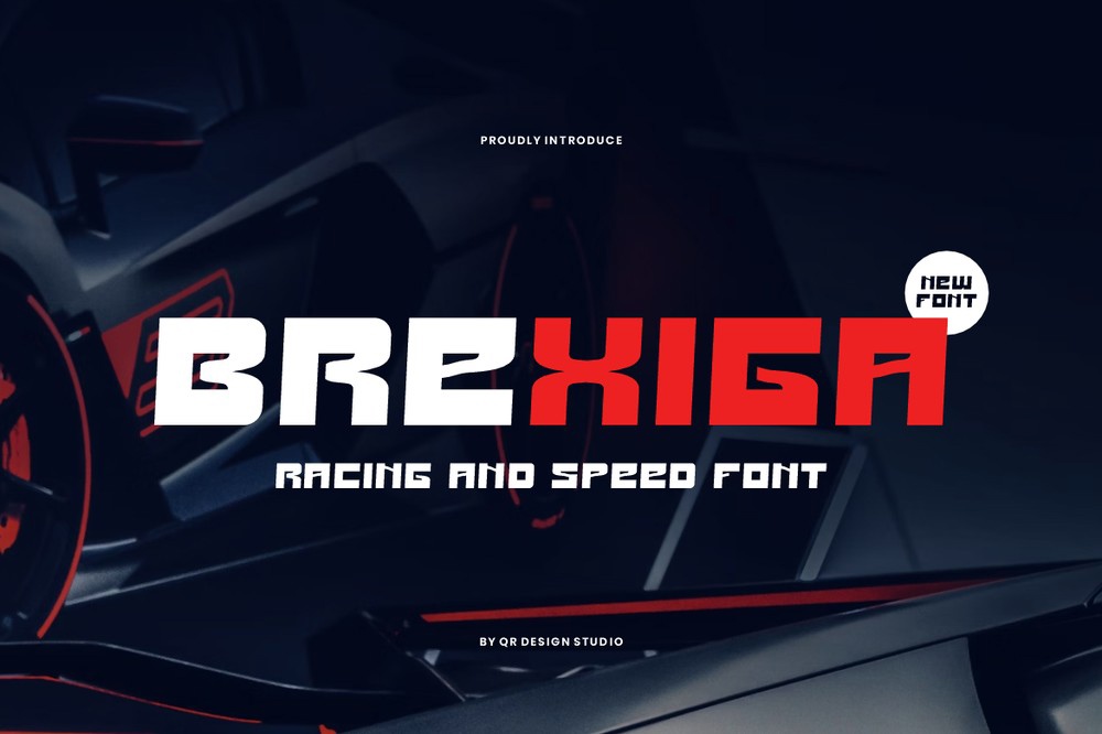 Brexiga Font preview