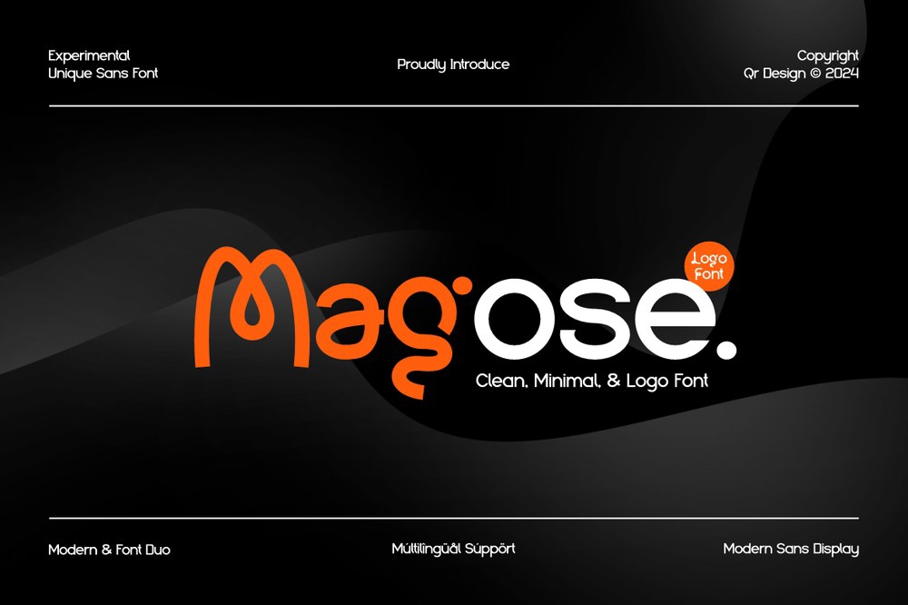 Magose Font preview