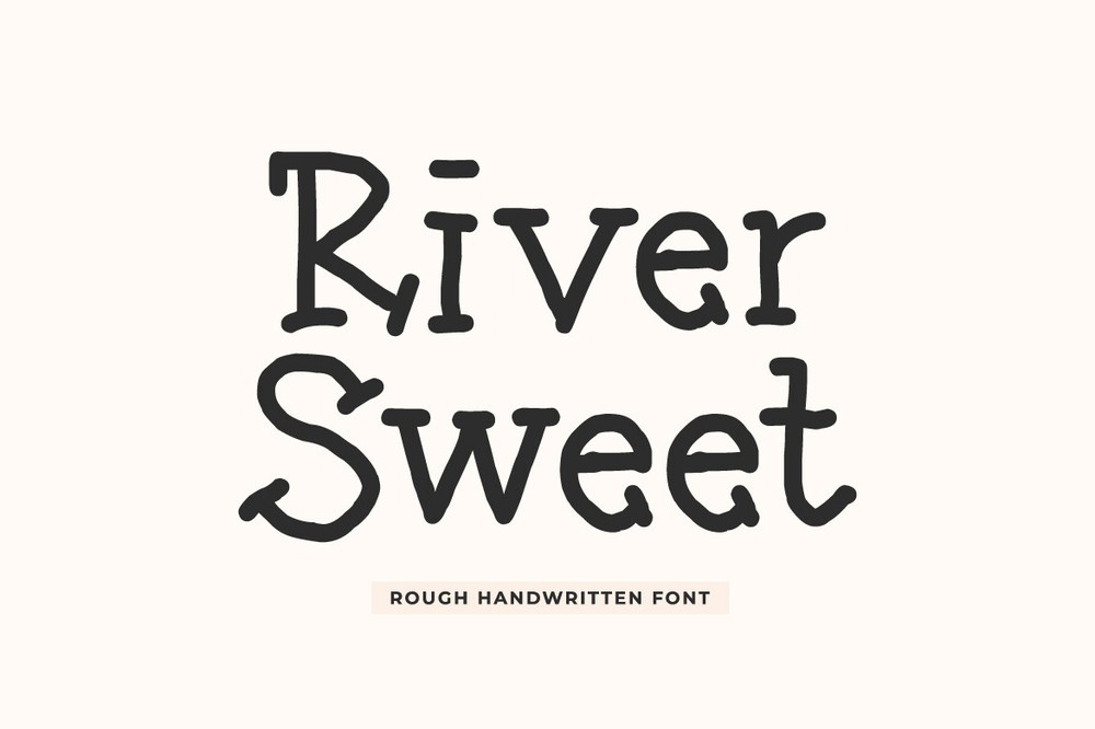 River Sweet Regular Font preview