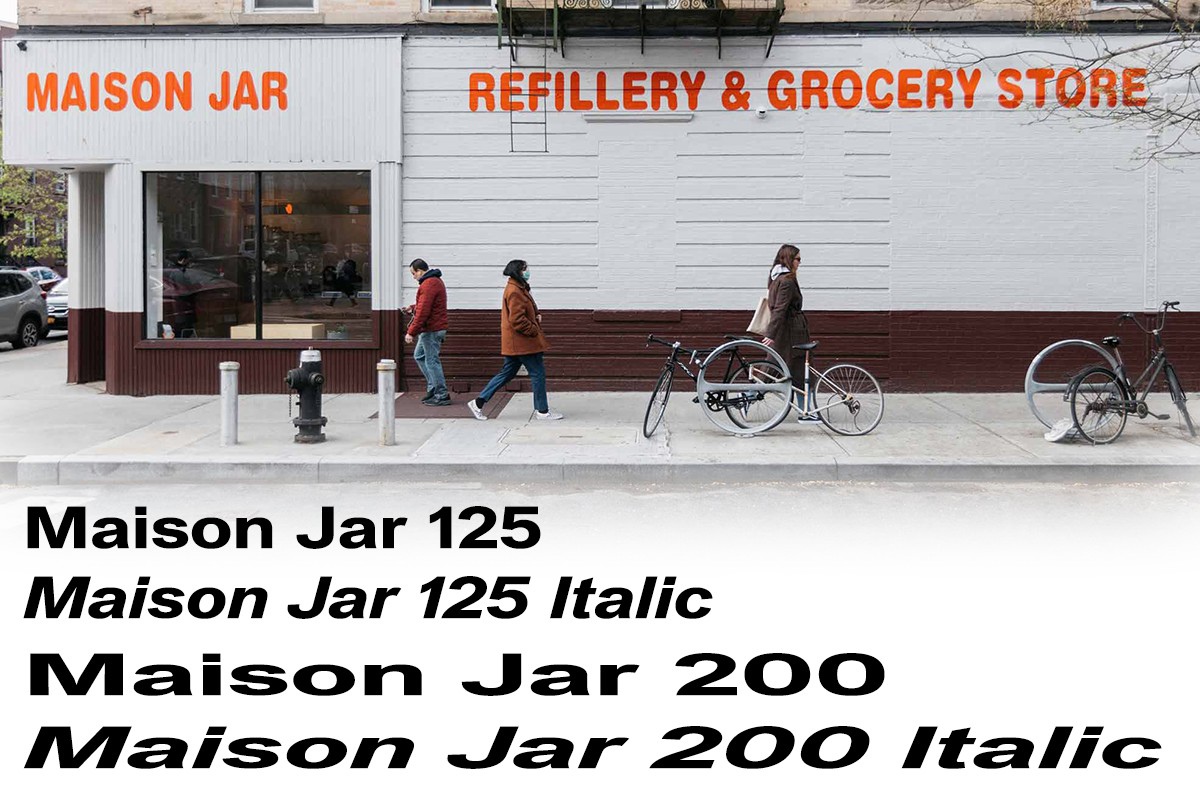 Maison Jar Corporate Typeface 125 Font preview