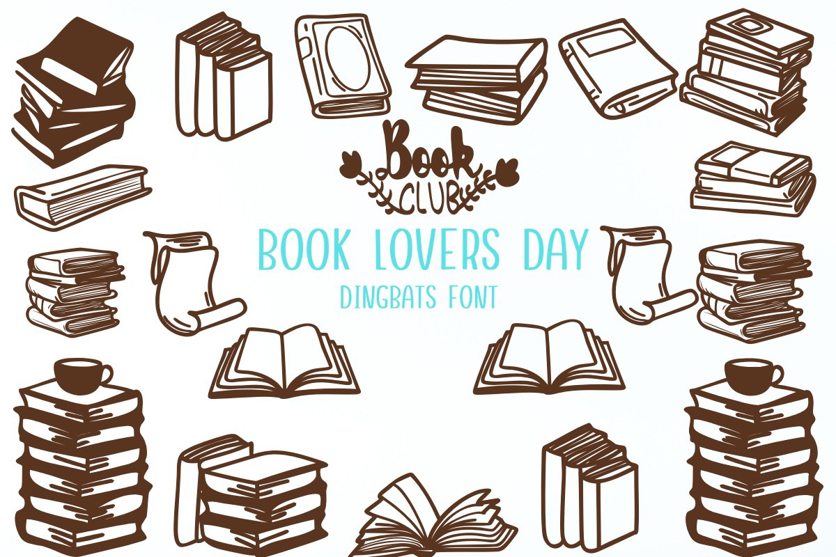 Book Lovers Day Regular Font preview