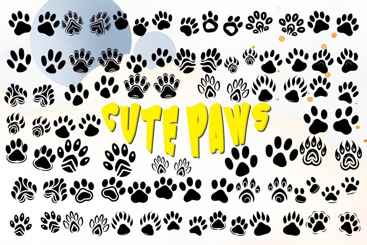 Cute Paws Font preview