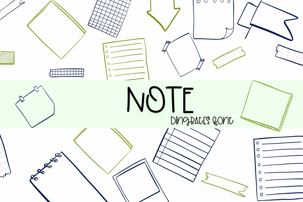 Note Font preview