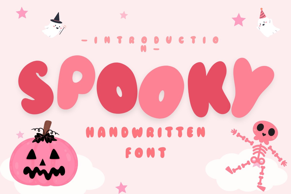 Spooky Regular Font preview