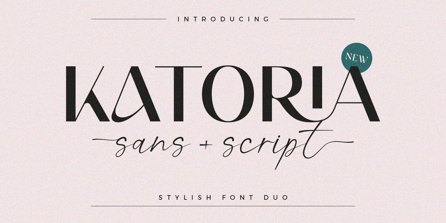 Katoria Sans Regular Font preview