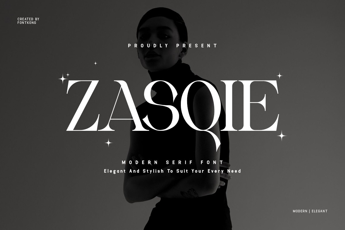 Zasqie Font preview