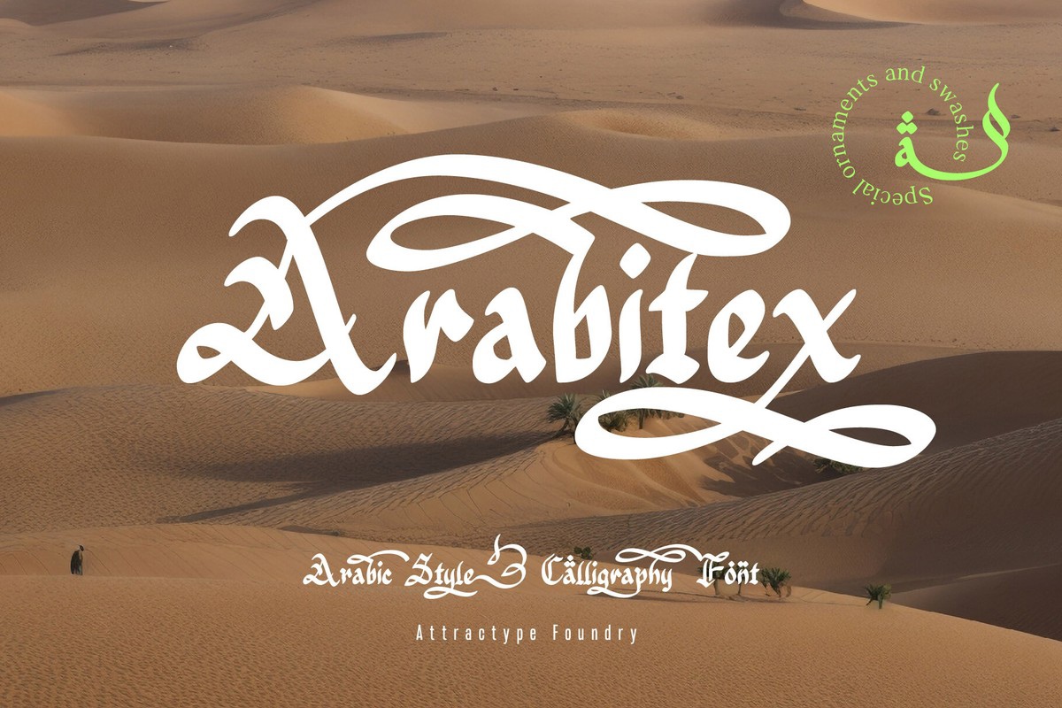 Arabitex Font preview