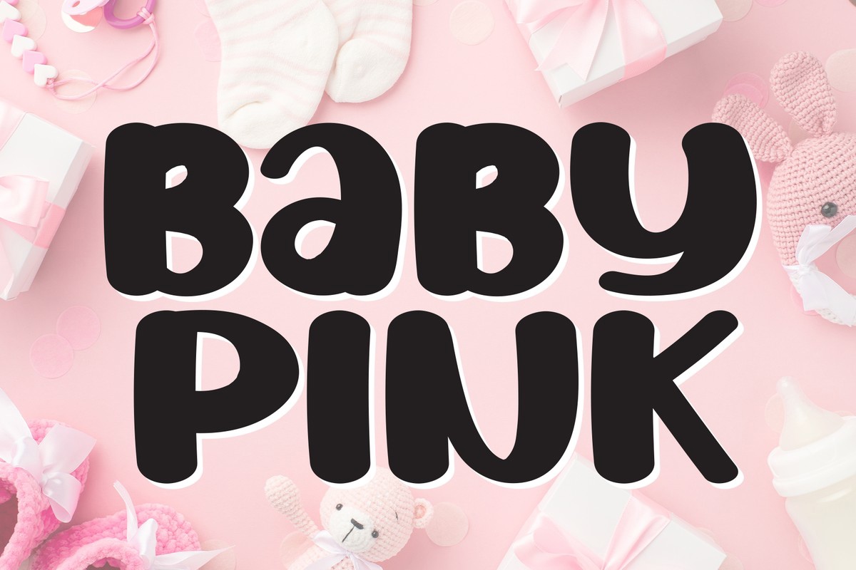 Baby Pink Font preview