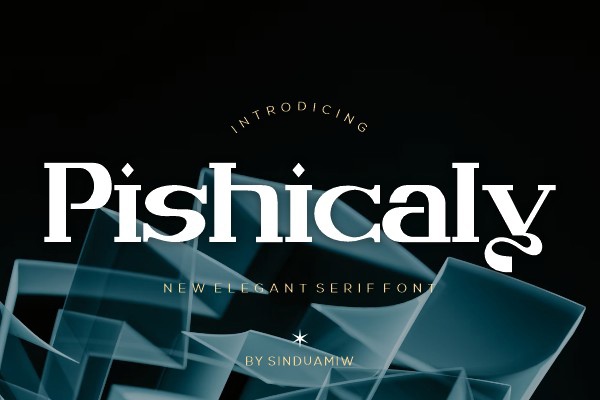 Pishicaly Regular Font preview