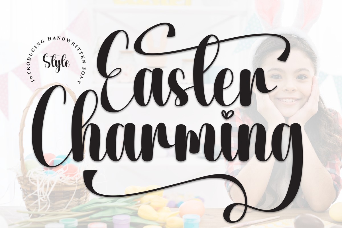 Easter Charming Regular Font preview