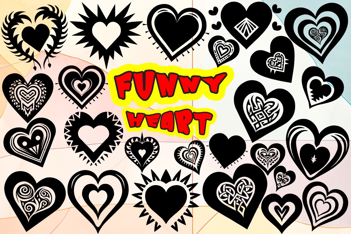 Funny Heart Regular Font preview