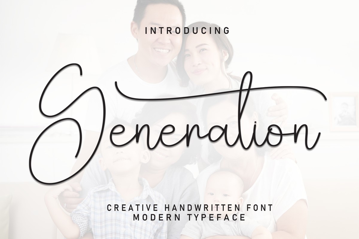 Generation Font preview