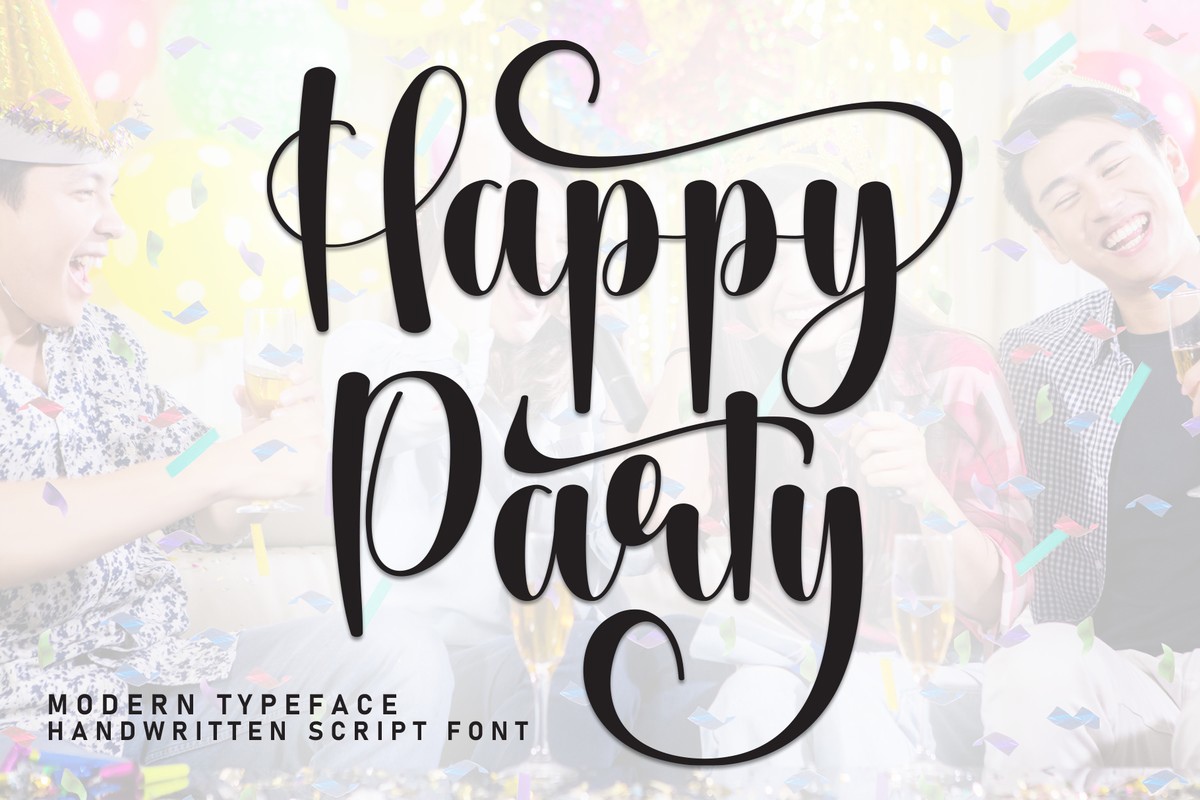 Happy Party Font preview