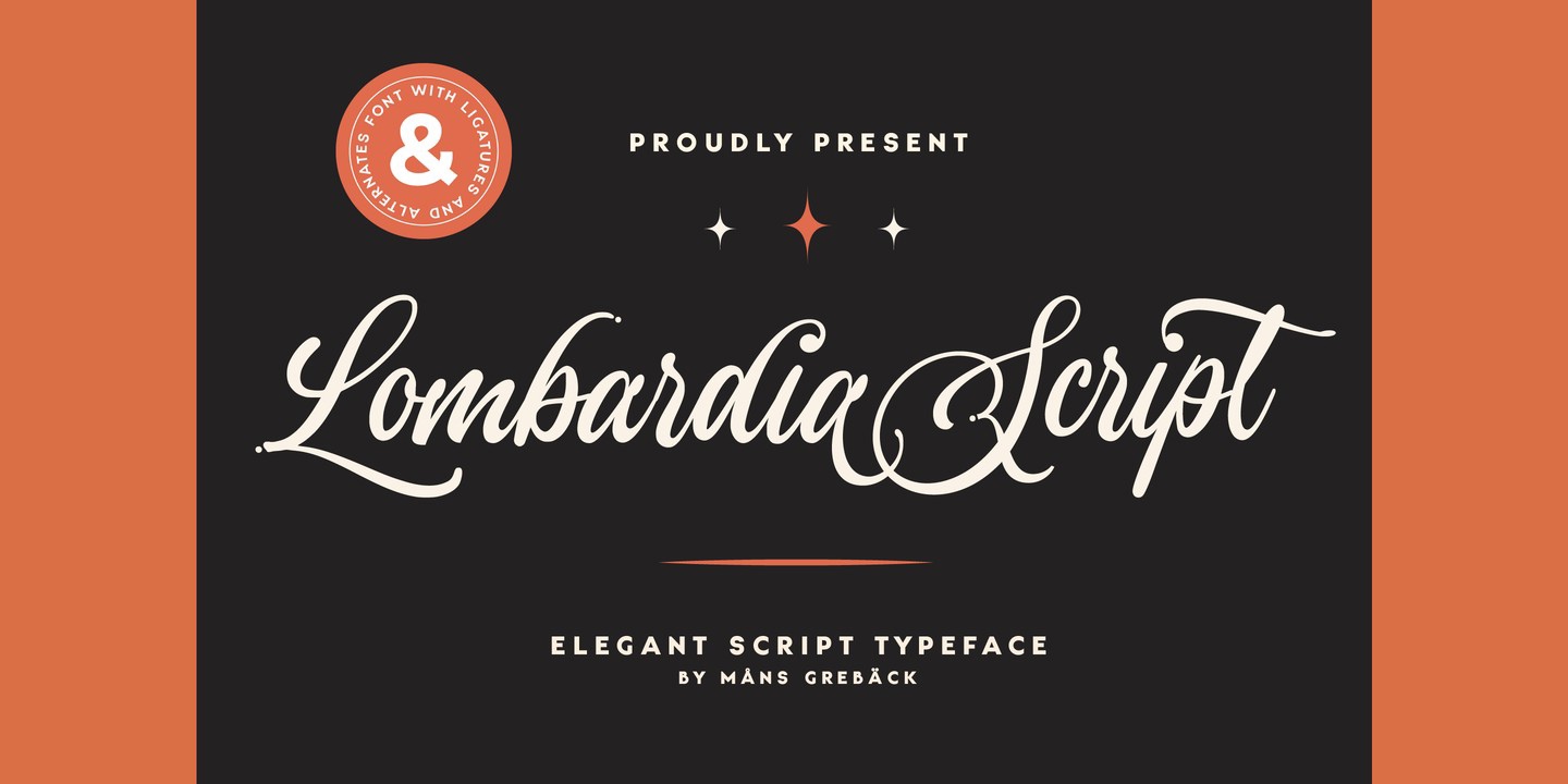 Lombardia Script Font preview