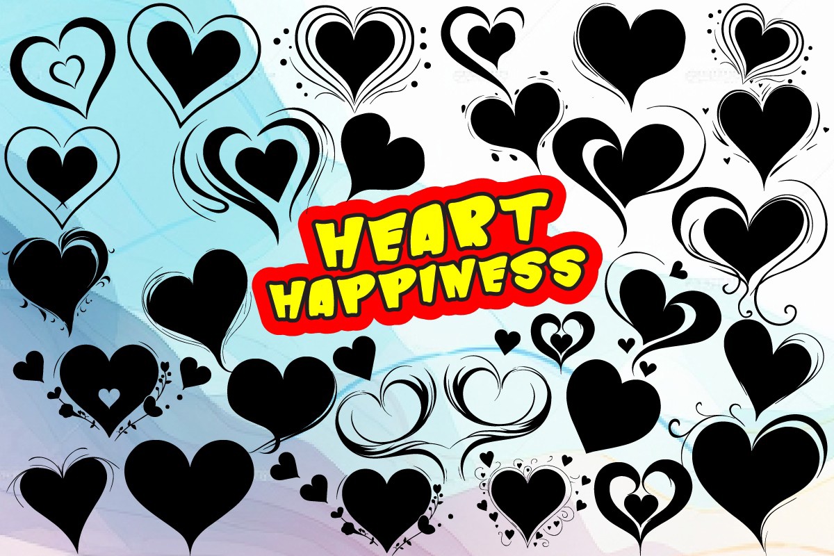 Heart Happiness Font preview