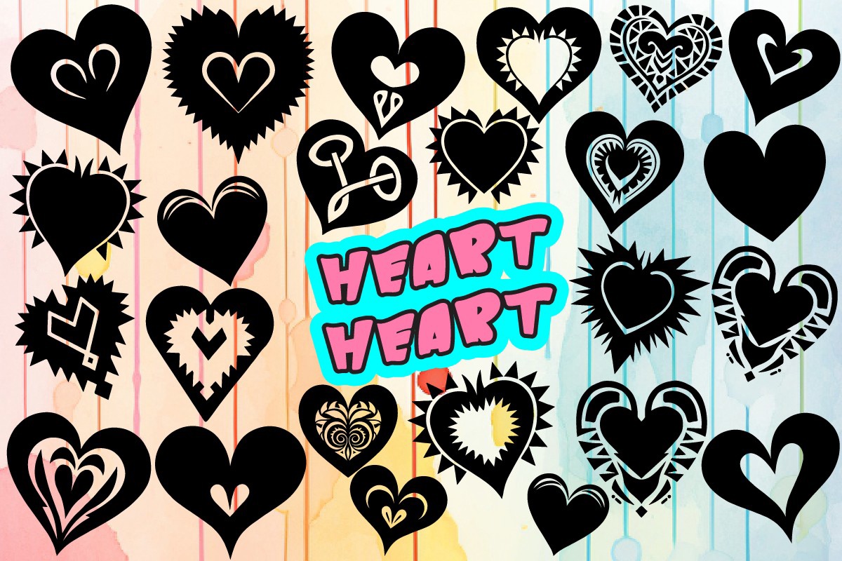 Heart Heart Font preview