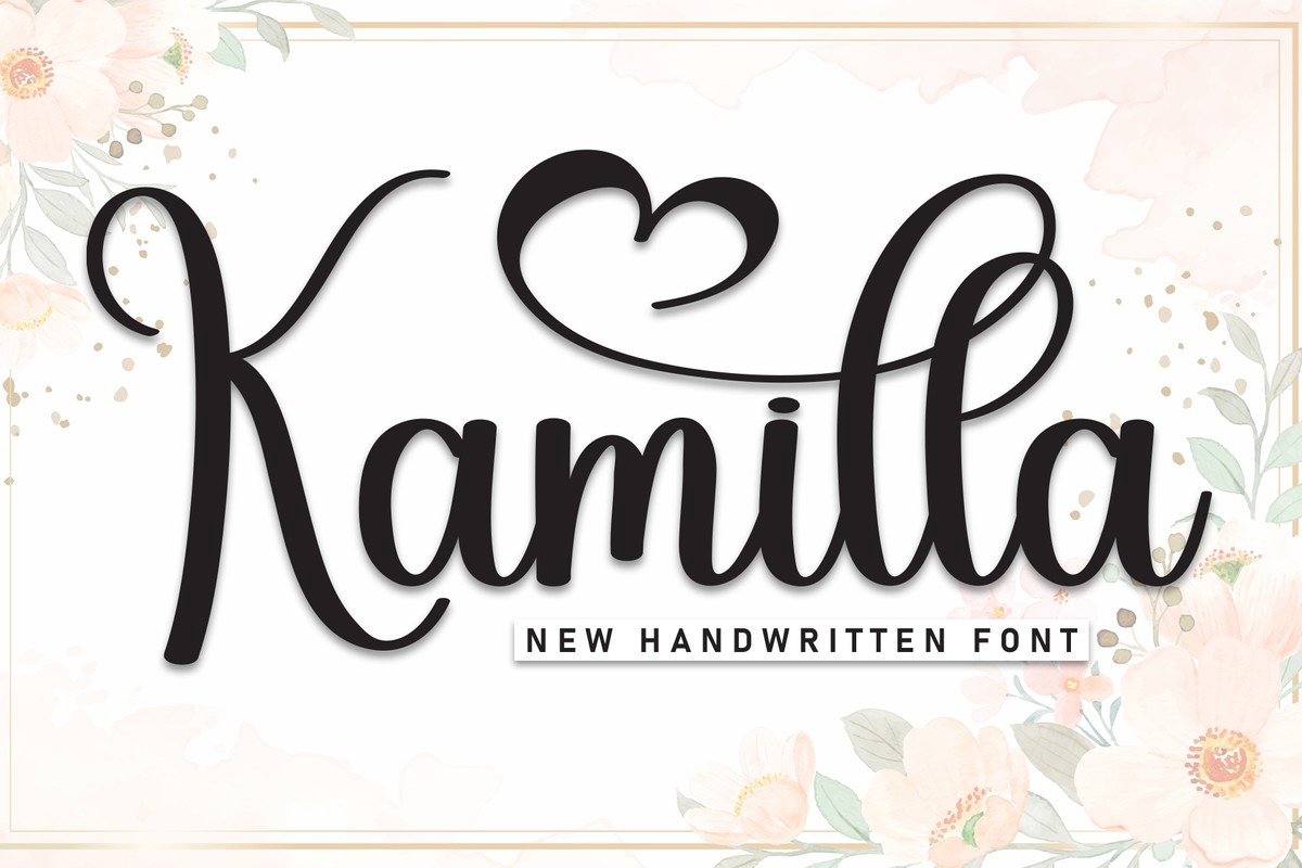 Kamilla Regular Font preview